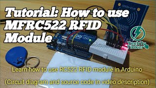 Tutorial: How to Get Started with MFRC522 RFID Module | Arduino