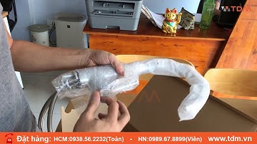 TDM.VN | Đập hộp vòi rửa chén nóng lạnh Caesar K695C cho chậu bếp giá tốt nhất