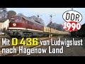 Herbst 1990: Mit dem D 436 von Ludwigslust nach Hagenow Land