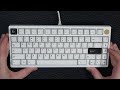 Typing test - Monokei x TGR Tomo mechanical keyboard custom Cookies 'n' Cream themed build