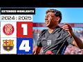 GIRONA FC 1-4 FC BARCELONA 2024/25 | RESUMEN AMPLIADO