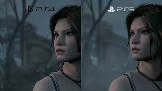 Tomb Raider: Definitive Edition  - PS4 vs PS5 - Intro Graphics Comparison - HD.