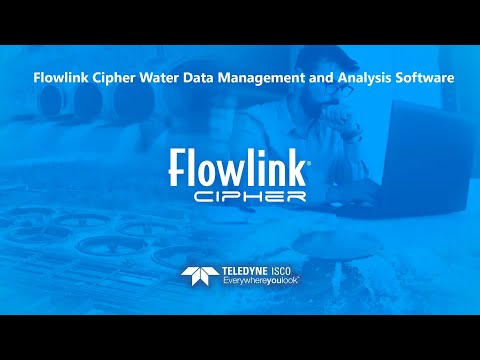 Flowlink Cipher Water Data Management and Analysis Software