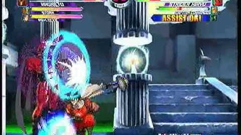 MvC2 Online (360): Brett (MSP) vs Baby0Shaq34 (Strid/Cap/Doom) 4 .:7.1.10:.