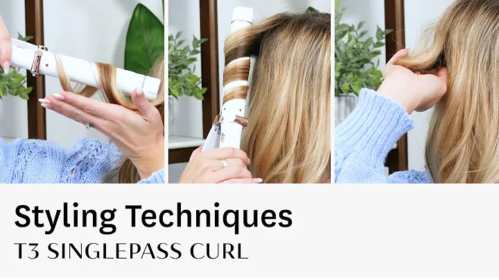 T3 SinglePass Curl: Curling Iron Styling Techniques