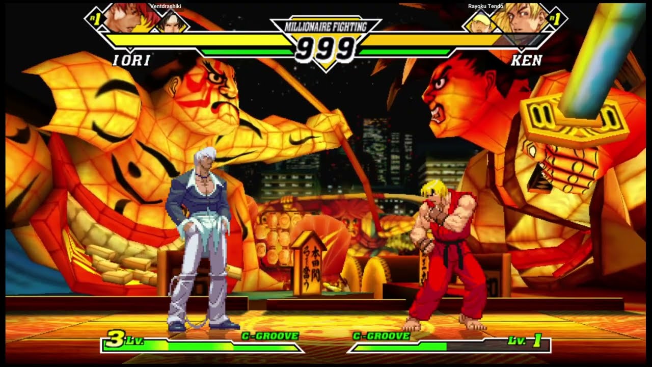 CVS2 - Ventdrashiki VS Rayoku Tendo | 🇺🇸🇺🇸 Fightcade2 #fightcade2 #fightcade #capcom #snk #cvs2