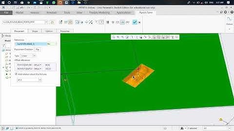 Video-17 How to use punch form command in creo parametric @CAD-Masters design skills