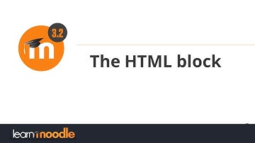 The HTML block: Learn Moodle 3.2