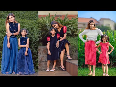 5 Mom daughter matching outfits|Designer Matching outfits ideas for Christmas&new year|AsviMalayalam