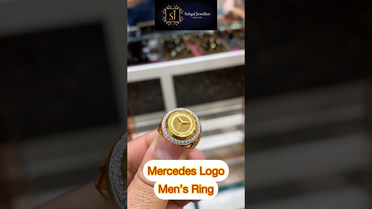 Mercedes gold ring | Gold rings fashion, Mens gold jewelry, Mens ring  designs