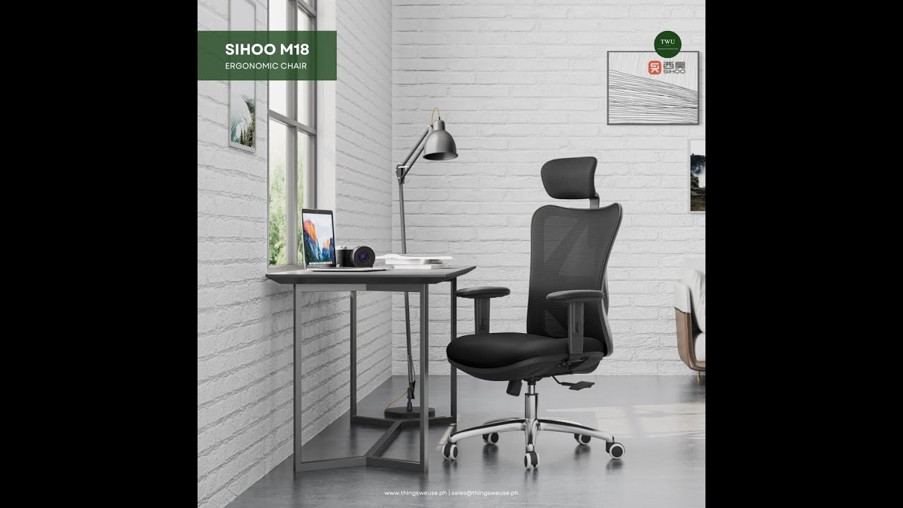 Sihoo M18 Ergonomic Chair Assembly Guide 