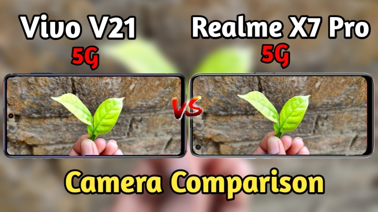 Vivo V21 5G VS Realme X7 Pro 5G Camera Comparison | Vivo V21 5G Camera