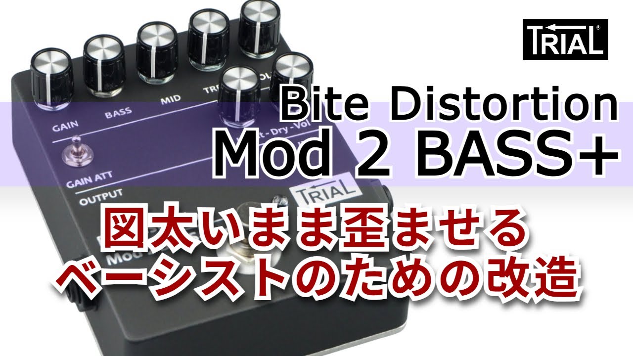 If a Bassist Wants to Shred with Distortion, TRIAL's Bite