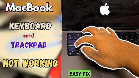 MacBook KEYBOARD And TRACKPAD Stopped Working? Try This!