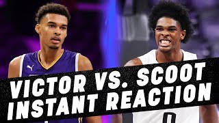 Victor Wembanyama vs. Scoot Henderson: WILD First Matchup Reaction | The Ringer