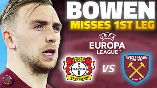 Bowen INJURED 🤕 | Bayer Leverkusen vs West Ham | Europa League 2024