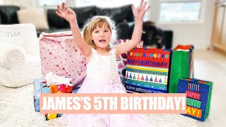 JAMES'S 5TH BIRTHDAY SPECIAL!!! **Look who showed up!**