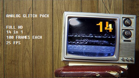 Analog Glitch Pack | Motion Graphics - Videohive template