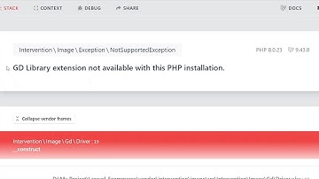 How to fix GD library extension not available with this php installation