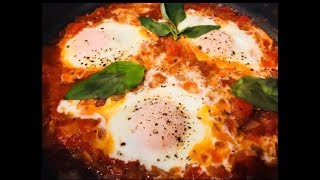 Saucy Italian Eggs  Eggs in Tomato Sauce | @TryToCookLikeMum