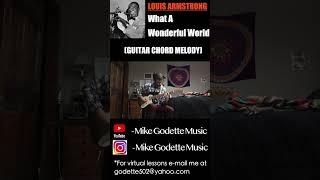 Louis Armstrong - What A Wonderful World (Chord Melody) #louisarmstrong #whatawonderfulworld
