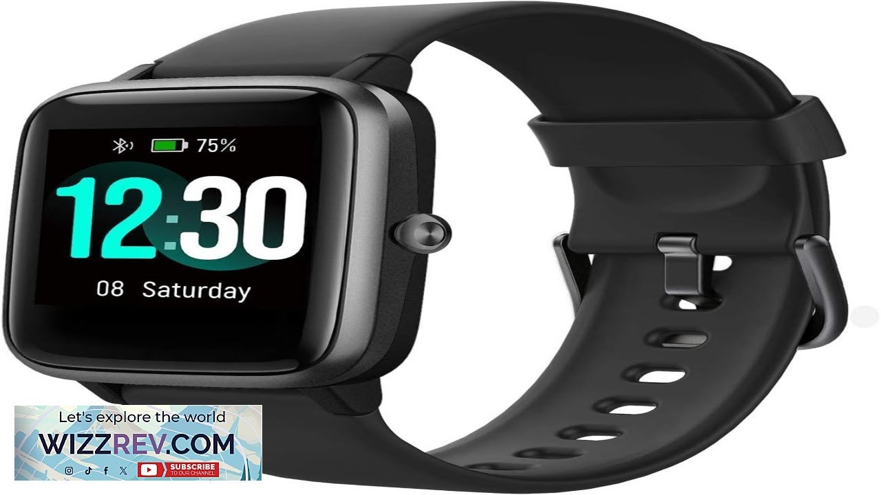 Fitpolo Fitness Tracker with Heart Rate Monitor Smart Watch 1.8 inches Color