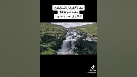 سورة الجمعة والمنافقون ختمة عام 1437 #القارئ_عصام_حمود