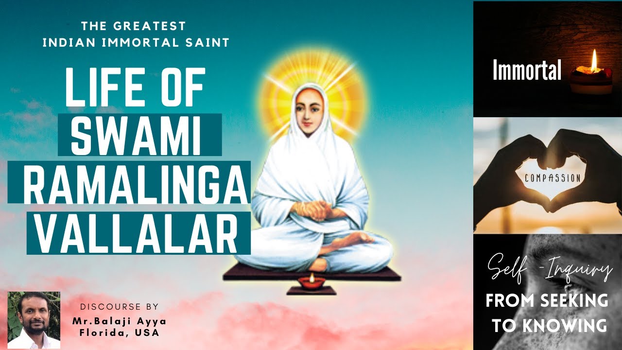 Life of Swami Ramalinga Vallalar | The Immortal Saint | English ...