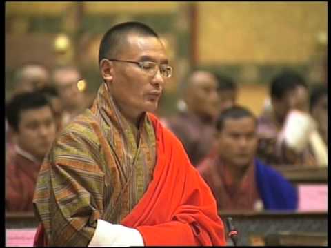 Prime Minister Tshering Tobgay's parliament address - YouTube