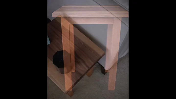 **THIS Home Decor** Walnut & Cherry End/Side Table - Handmade   #shorts  #furniture  #homedecor