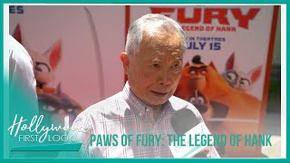 PAWS OF FURY: THE LEGEND OF HANK (2022) | Red Carpet interviews with George Takei, Cathy Shim