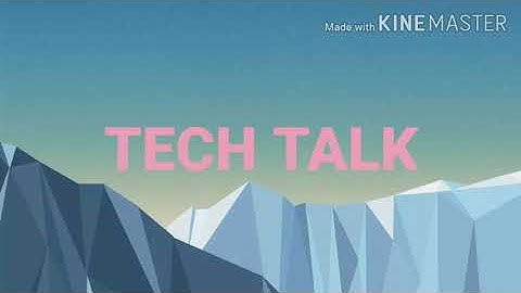 Tech talk intro