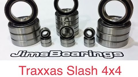 Traxxas Slash 4x4 wheel bearing replacement how to (2021)