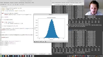Matplotlib Tutorial 5: Gaussian Distribution & Fitting