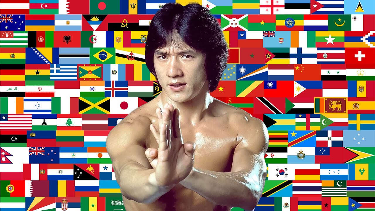 Jackie Chan in different languages meme - YouTube