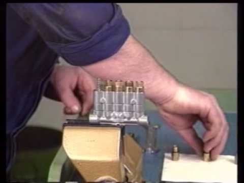 Работа однолинейной системы смазки