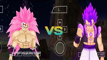 Hakaishin Gogeta vs Goku Black Ssj3 Rose DBZ TTT-MOD
