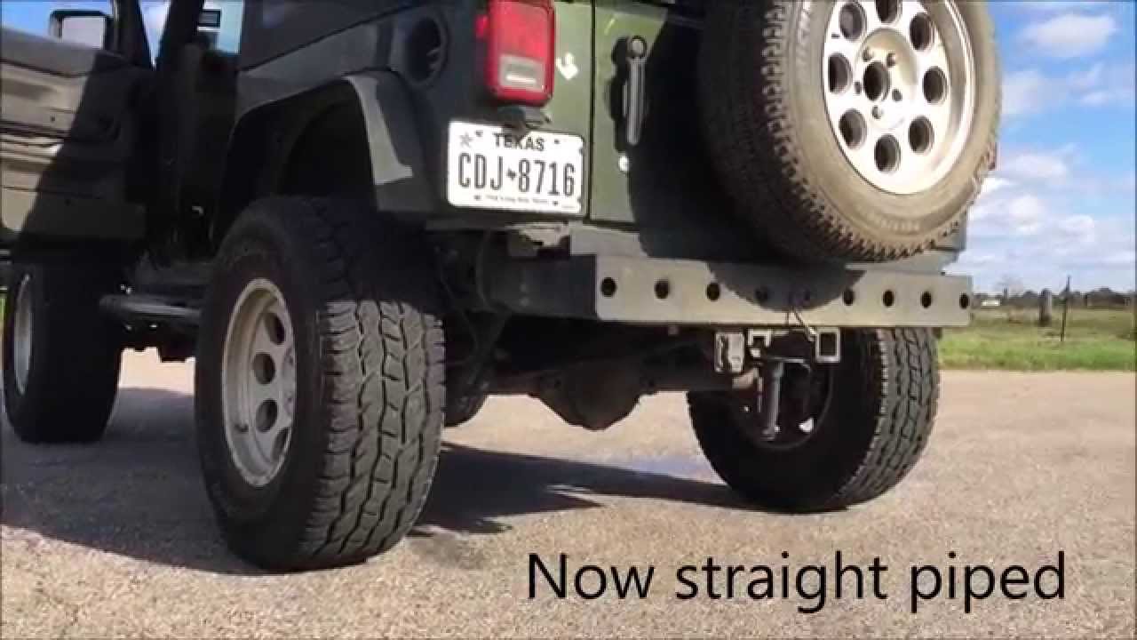 Actualizar 37+ imagen how to straight pipe a jeep wrangler