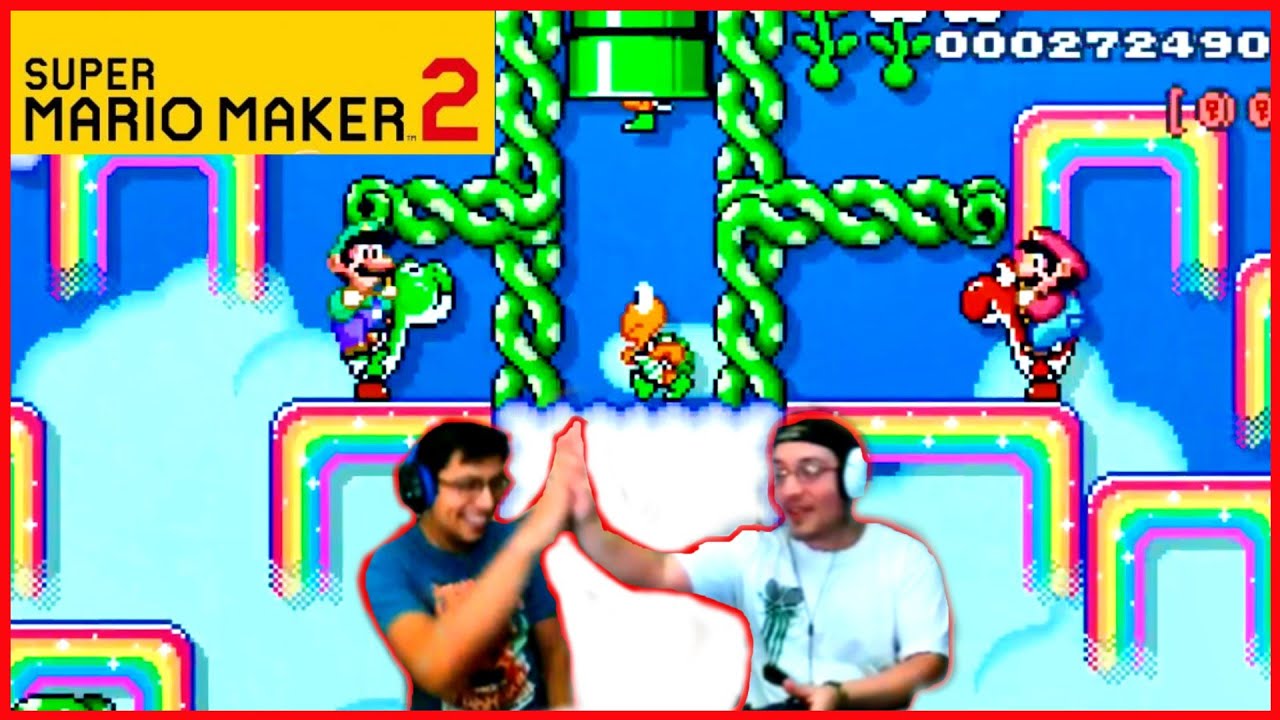 super mario maker 2 co op