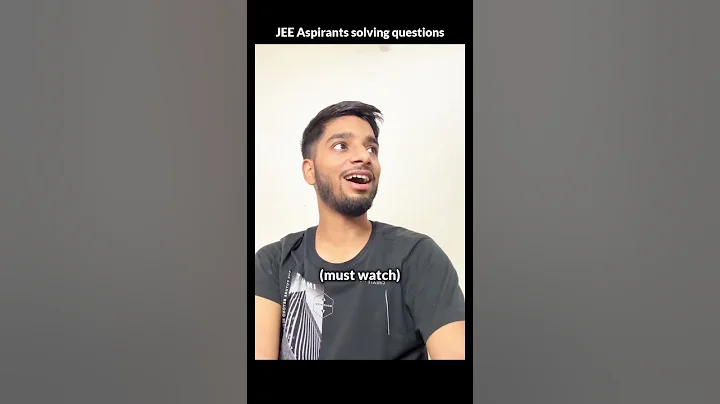 JEE Aspirants solving questions 😂|| IIT Motivation | JEE 2026 | JEE 2027 #iit #jee #shorts