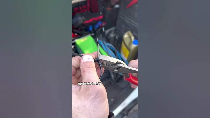 Did you know all zip ties are reusable?😊 #MechanicTips #LifeHack #DIYMechanic #CarRepair