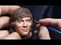 A Clockwork Orange Alex Realistic head sculpture 1:6 Figure Timelapse Hair sculpting and painting