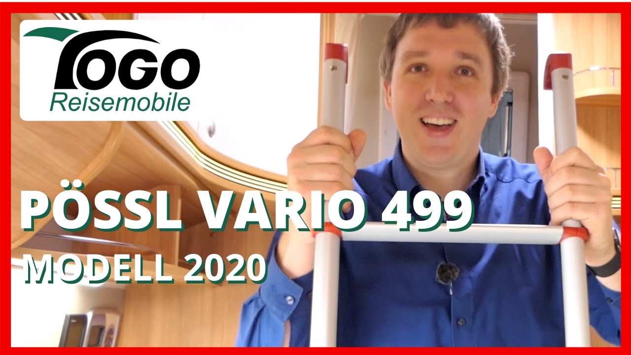 ❤️❤️ ULTRA-KOMPAKT: PÖSSL VARIO 499 | 2020 🌴 TOGO REISEMOBILE | unter 5 m | Ideal für Städtereisen