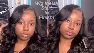 WATCH ME MELT THIS INSTALL ! 😍 Swiss lace or regular lace ?😳Ft. Afsisterwig