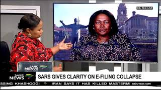 SARS gives clarity on e-filing collapse SARS gives clarity on e-filing collapse