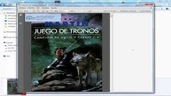 Como descargar los libros de Juego de Tronos (Del 1 al 5)