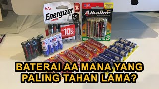 Baterai AA Mana yang Terbaik / Paling Tahan Lama?