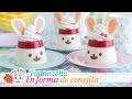 Panna cotta en forma de conejita | Postre sin horno | Quiero Cupcakes!