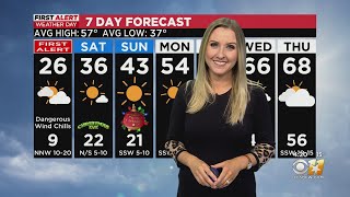 First Alert Weather: Skies gradually clearing, but cold air settling in