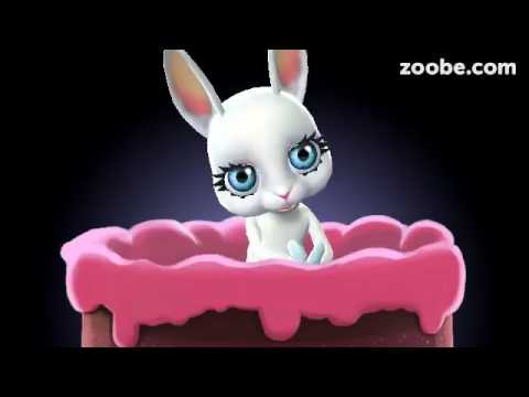 Зайка Zoobe Поздравления С ДНЕМ РОЖДЕНИЯ ДАША ДАРЬЯ - YouTube